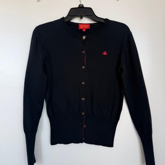 Vivienne Westwood Sweaters - Vivienne Westwood Navy Cardigan